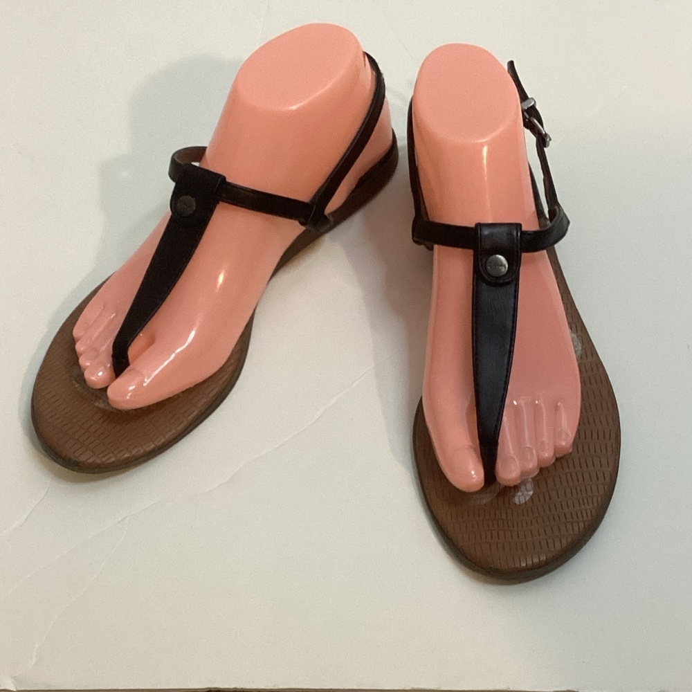 Circus Sam Edelman Black & Brown Sandals Simple 8.5